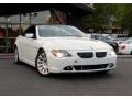 2005 Alpine White BMW 6 Series 645i Convertible  photo #1