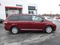 2014 Salsa Red Pearl Toyota Sienna LE AWD  photo #2
