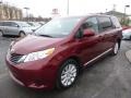 2014 Salsa Red Pearl Toyota Sienna LE AWD  photo #8