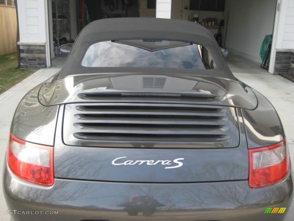 2006 911 Carrera S Cabriolet - Slate Grey Metallic / Stone Grey photo #13