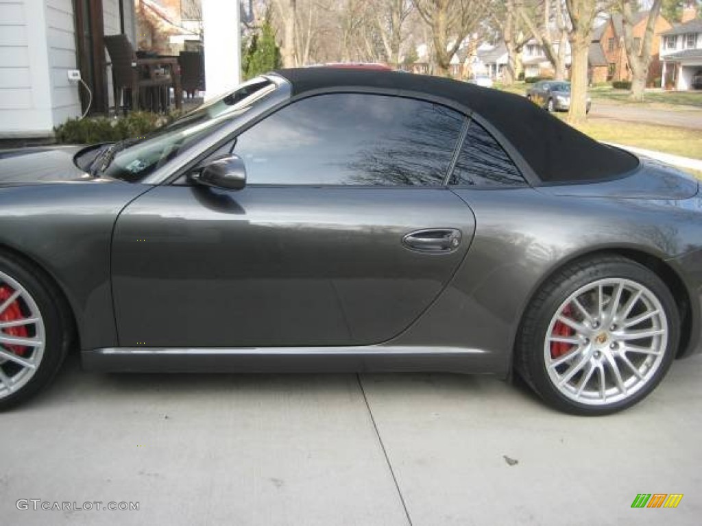 2006 911 Carrera S Cabriolet - Slate Grey Metallic / Stone Grey photo #14
