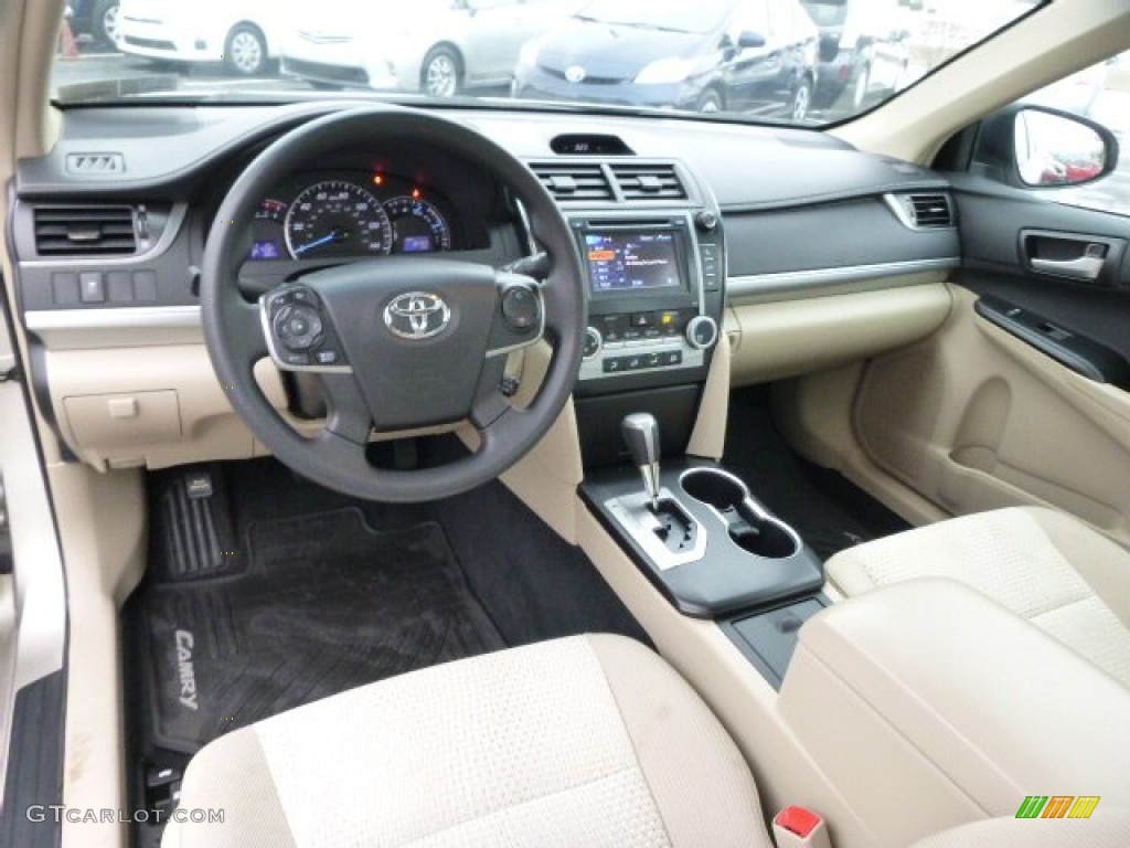 2014 Camry LE - Creme Brulee Metallic / Ivory photo #15