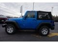 2015 Hydro Blue Pearl Jeep Wrangler Sport 4x4  photo #4