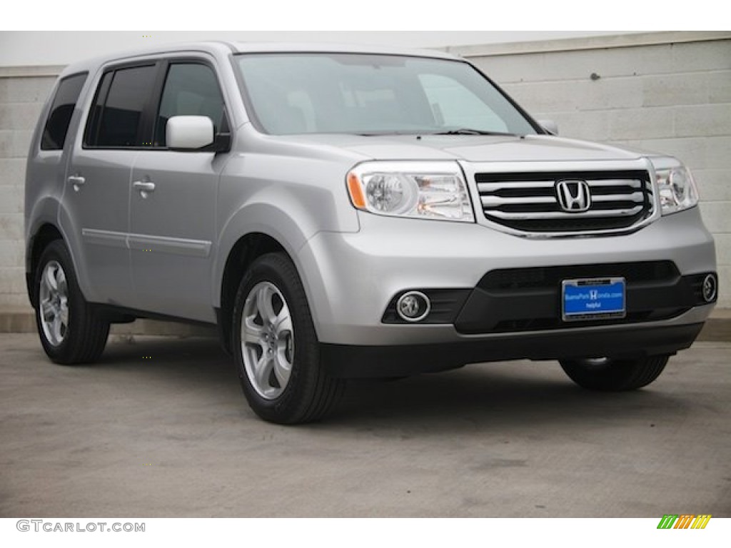 2015 Pilot EX-L 4WD - Alabaster Silver Metallic / Gray photo #1