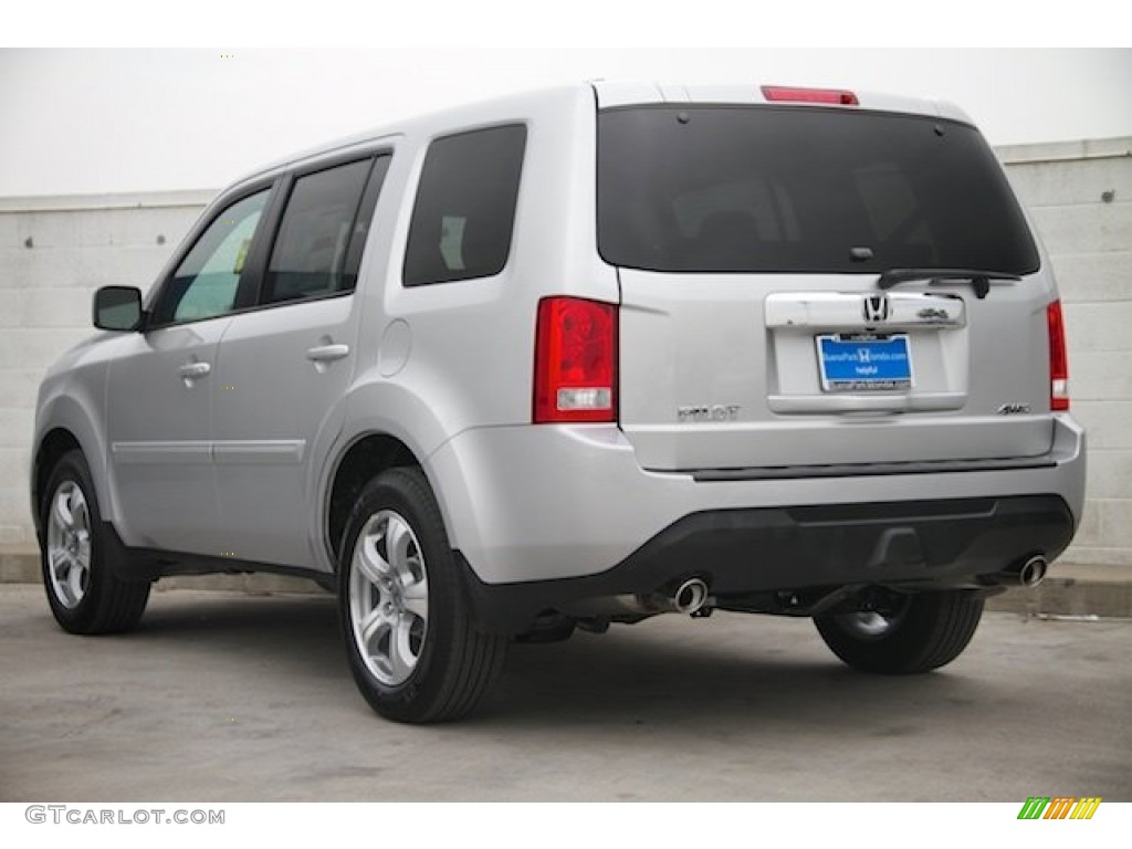 2015 Pilot EX-L 4WD - Alabaster Silver Metallic / Gray photo #2