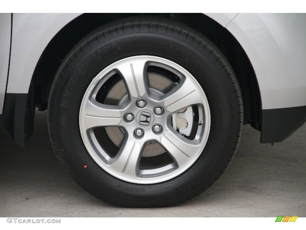 2015 Pilot EX-L 4WD - Alabaster Silver Metallic / Gray photo #6