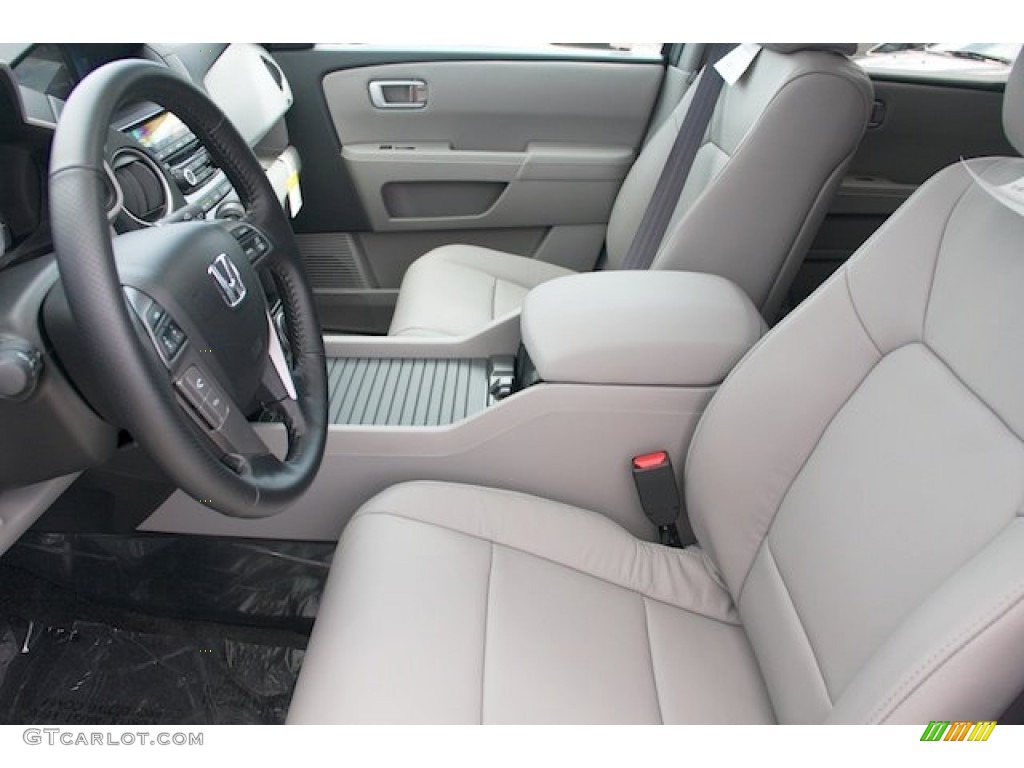 2015 Pilot EX-L 4WD - Alabaster Silver Metallic / Gray photo #9