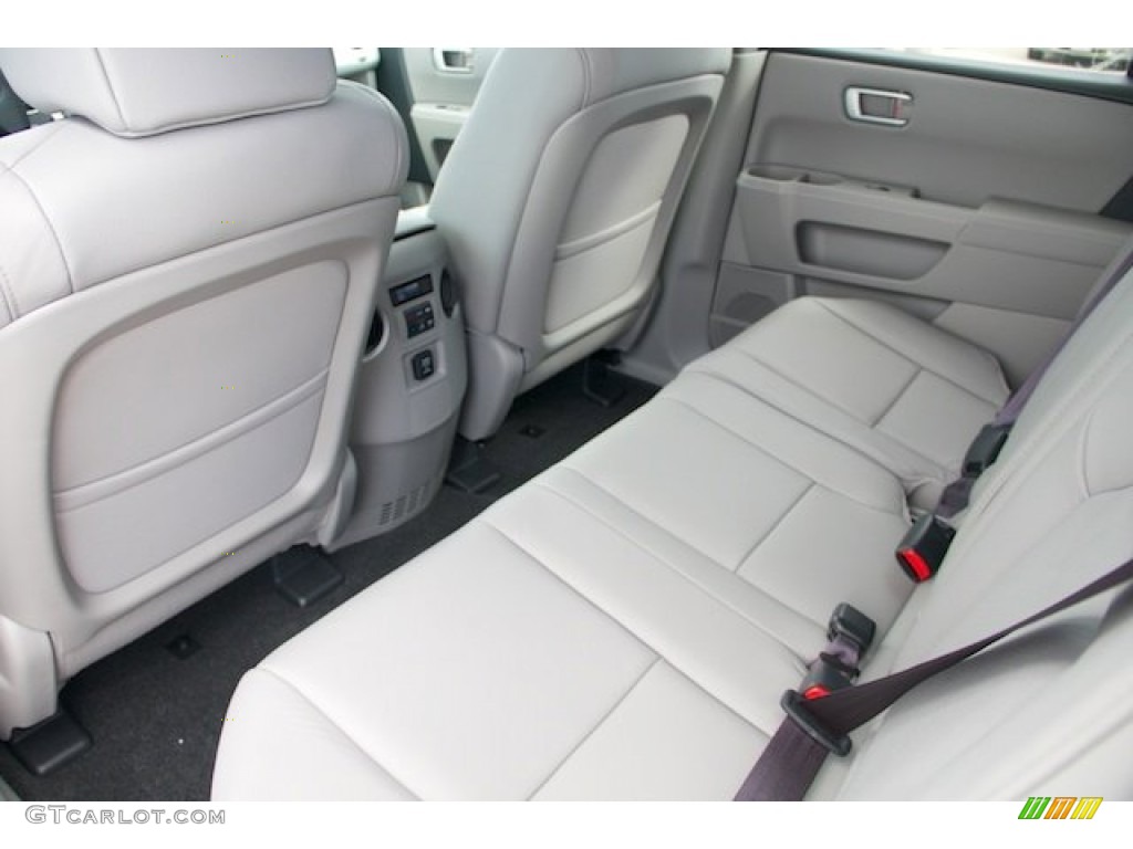 2015 Pilot EX-L 4WD - Alabaster Silver Metallic / Gray photo #13