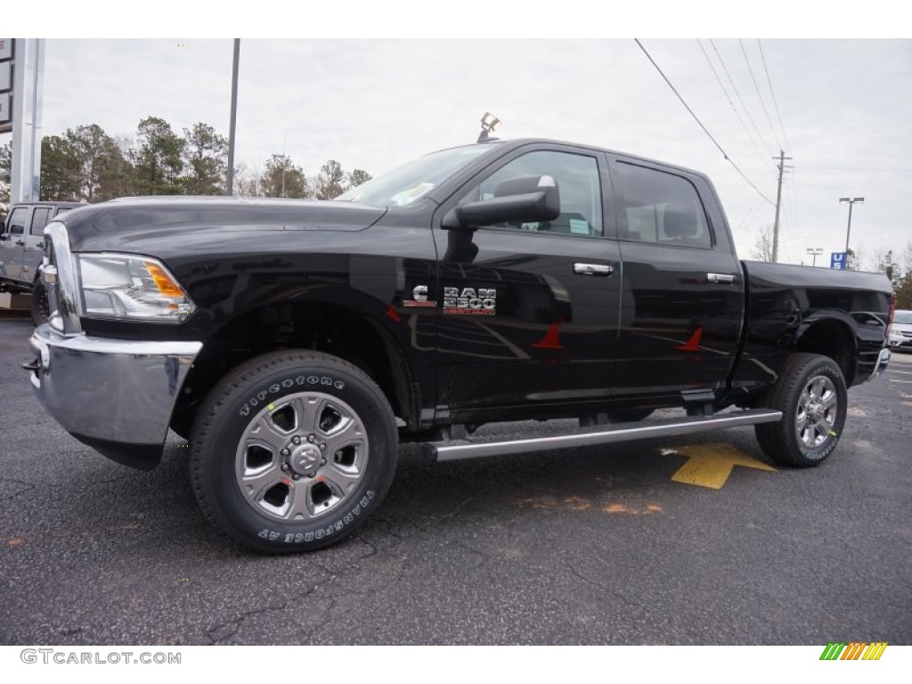 Black 2015 Ram 2500 SLT Crew Cab 4x4 Exterior Photo #100924931