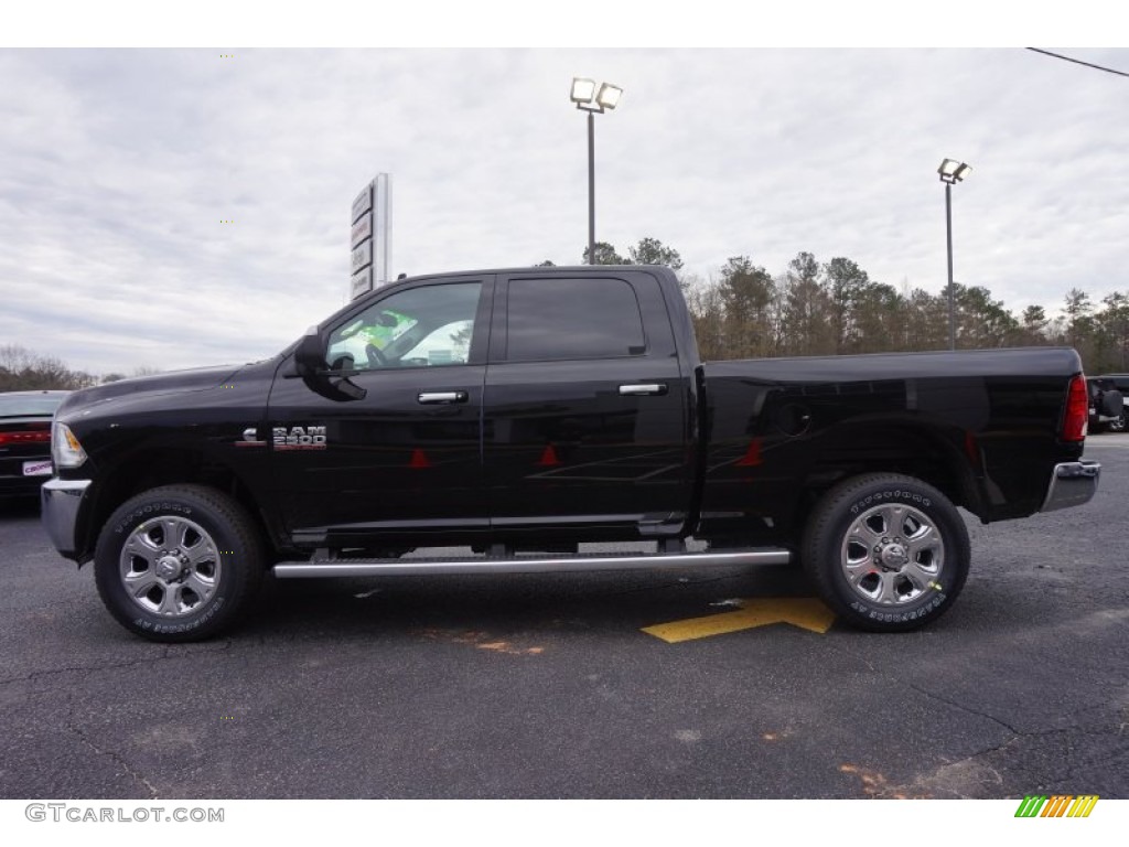 Black 2015 Ram 2500 SLT Crew Cab 4x4 Exterior Photo #100924961