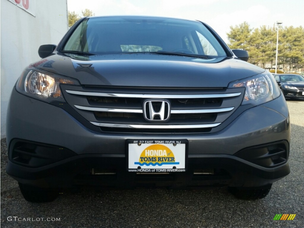 2013 CR-V LX AWD - Kona Coffee Metallic / Gray photo #4