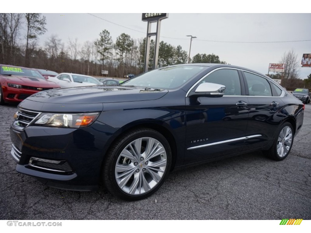 2015 Impala LTZ - Blue Velvet Metallic / Jet Black photo #3