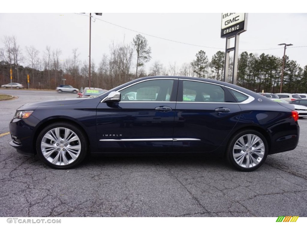 2015 Impala LTZ - Blue Velvet Metallic / Jet Black photo #4
