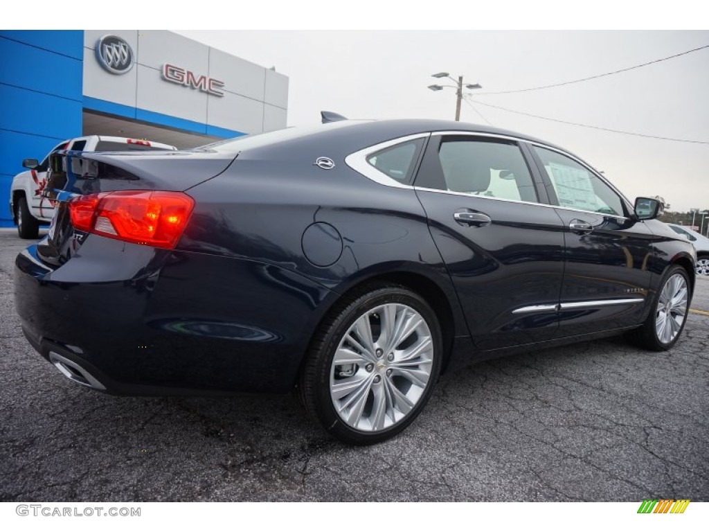 2015 Impala LTZ - Blue Velvet Metallic / Jet Black photo #7