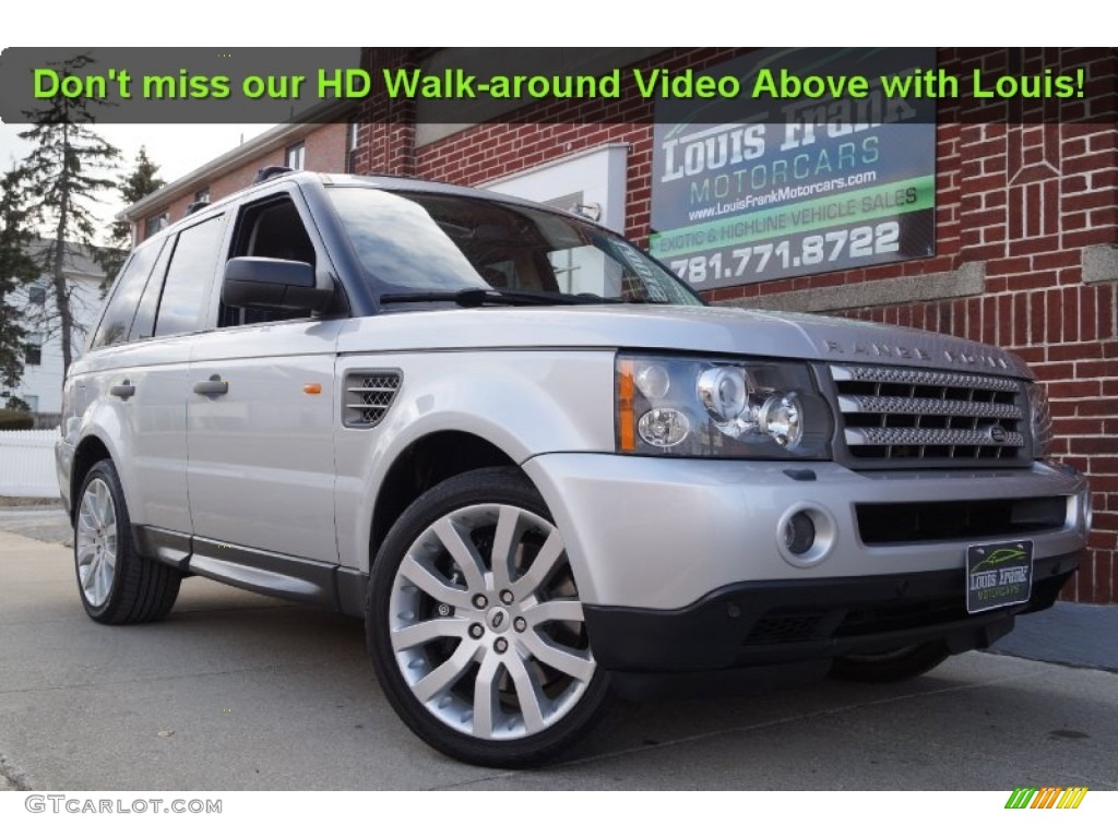 2006 Range Rover Sport Supercharged - Zambezi Silver Metallic / Ivory photo #2