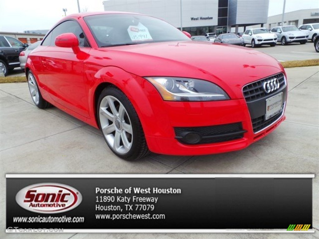 2008 TT 2.0T Coupe - Brilliant Red / Black photo #1