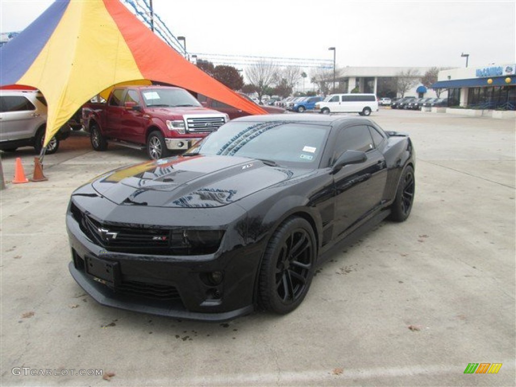 2012 Camaro ZL1 - Black / Black photo #2