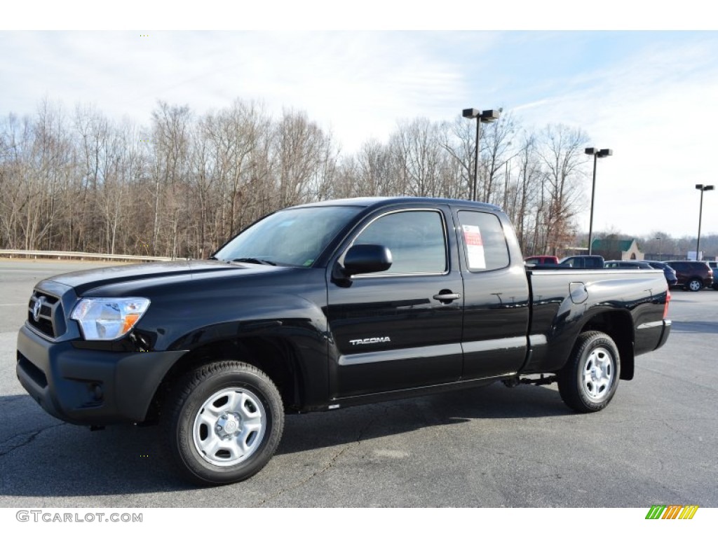 2015 Tacoma Access Cab - Black / Graphite photo #3