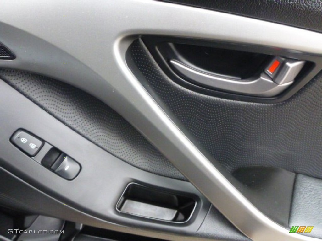 2012 Elantra Limited - Harbor Gray Metallic / Black photo #2