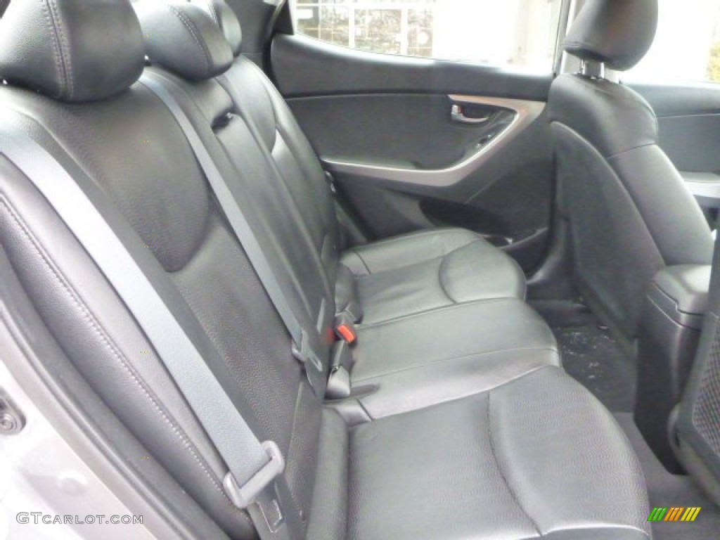 2012 Elantra Limited - Harbor Gray Metallic / Black photo #5