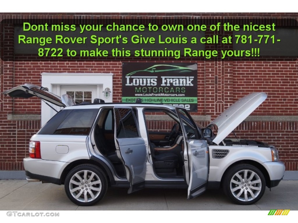 2006 Range Rover Sport Supercharged - Zambezi Silver Metallic / Ivory photo #123