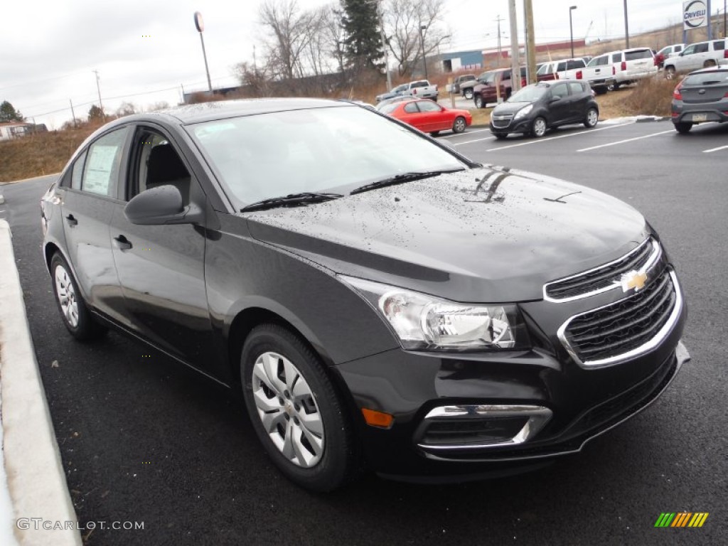 2015 Cruze LS - Black Granite Metallic / Jet Black/Medium Titanium photo #5