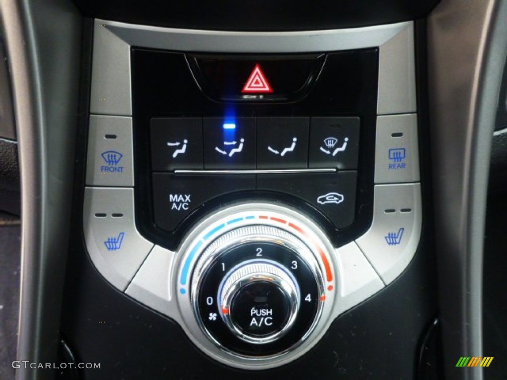 2012 Elantra Limited - Harbor Gray Metallic / Black photo #24