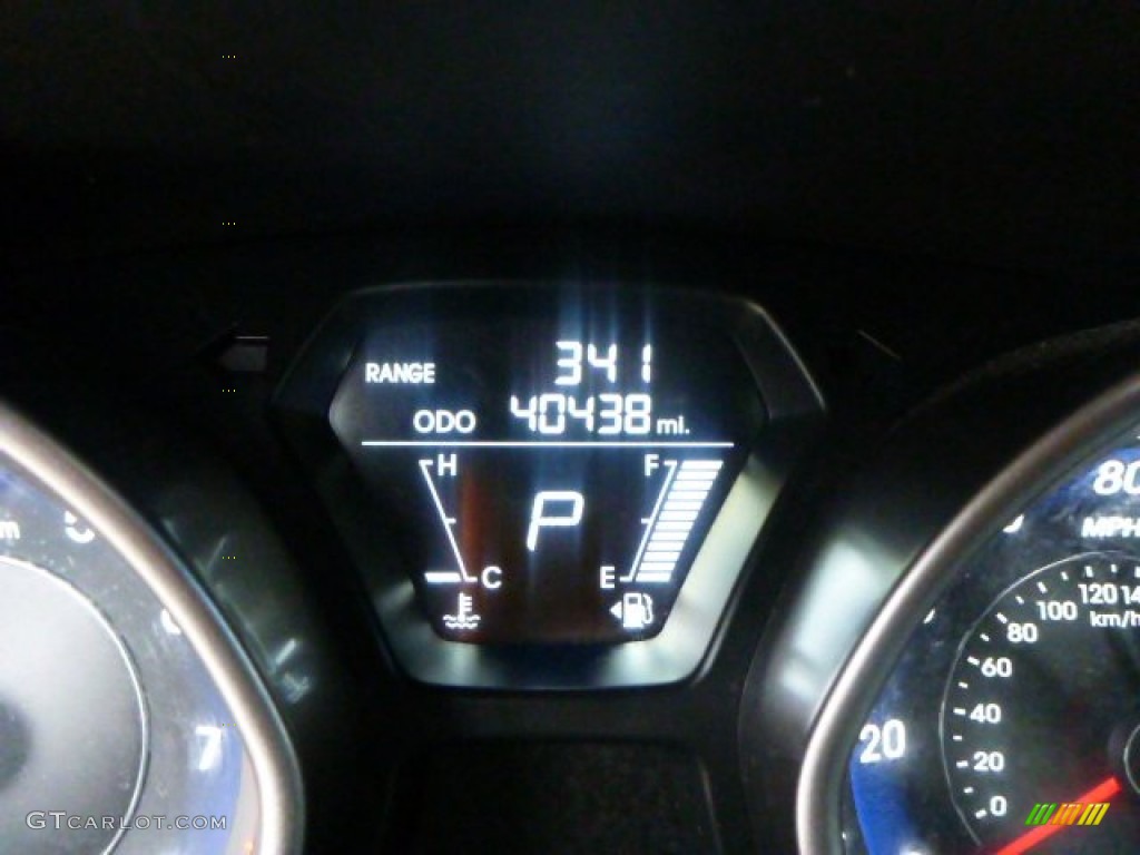 2012 Elantra Limited - Harbor Gray Metallic / Black photo #25