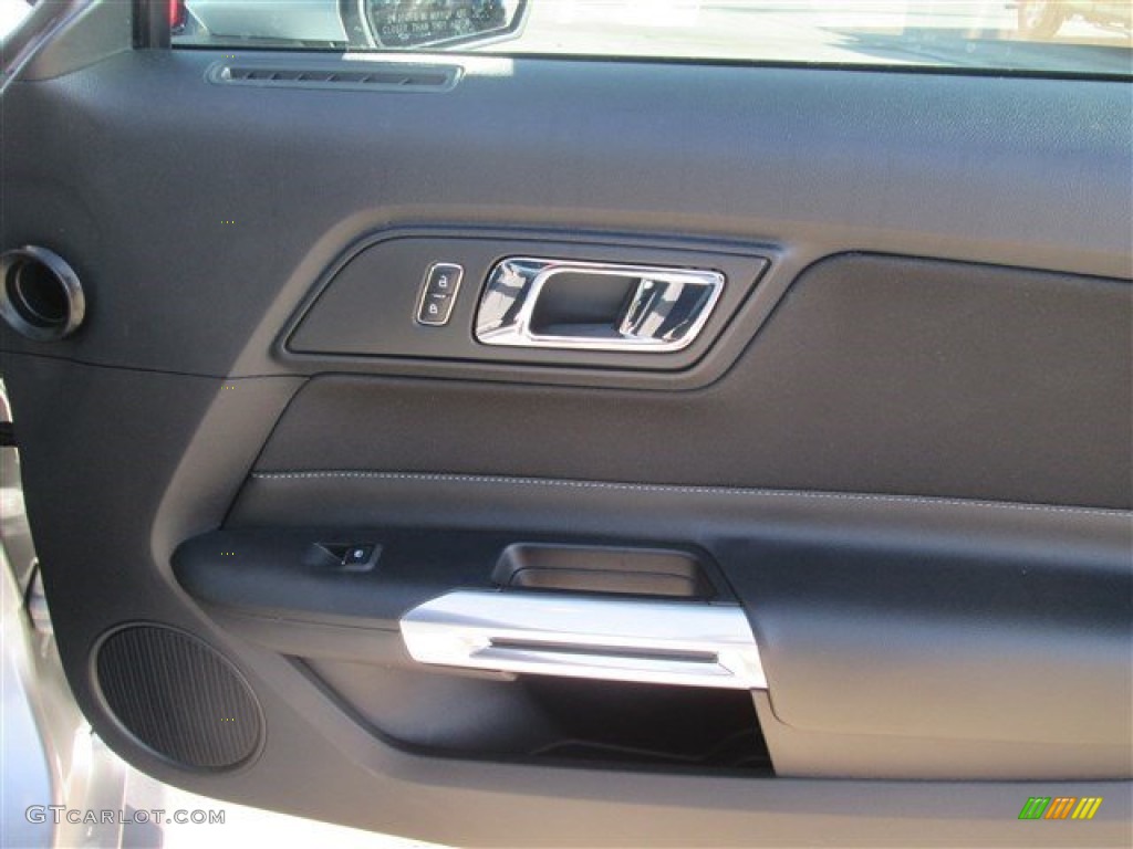 2015 Mustang GT Coupe - Ingot Silver Metallic / Ebony photo #17