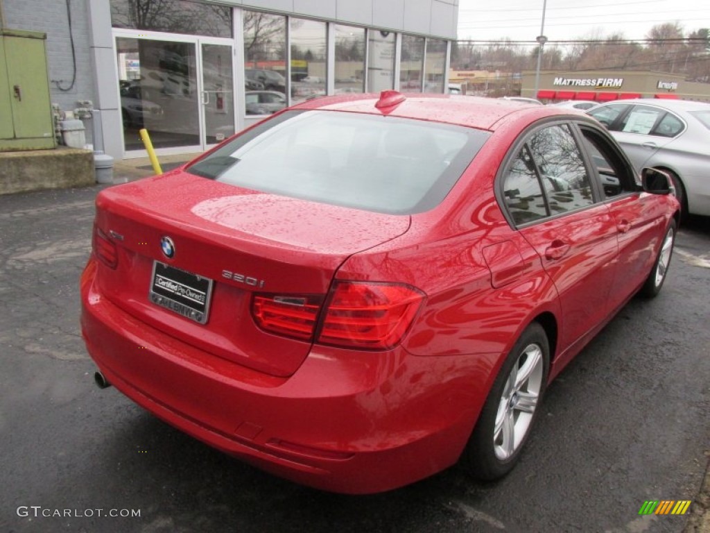 2013 3 Series 320i xDrive Sedan - Melbourne Red Metallic / Black photo #6