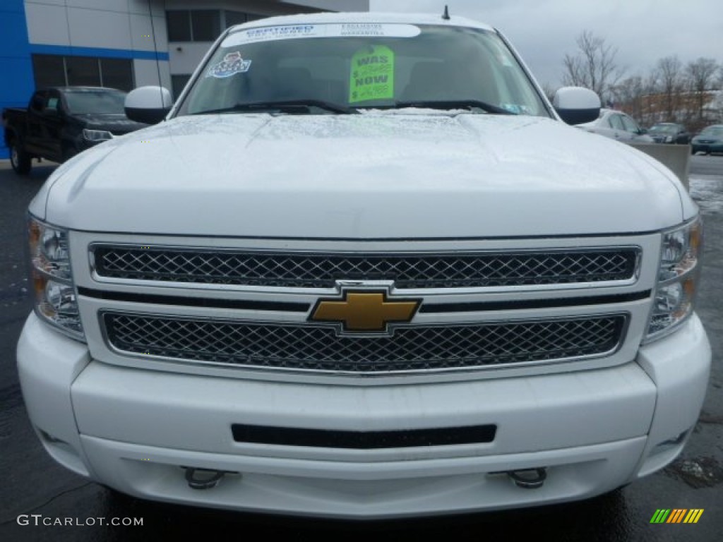 2012 Silverado 1500 LT Extended Cab 4x4 - Summit White / Ebony photo #9