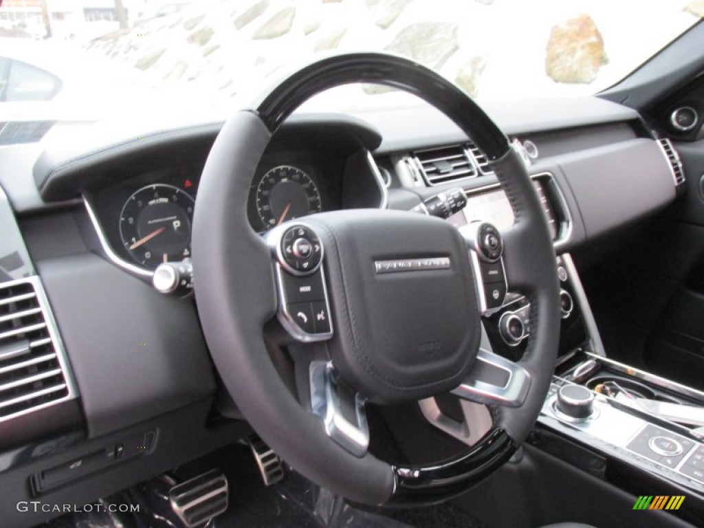 2015 Range Rover Supercharged - Santorini Black / Ebony/Ebony photo #14
