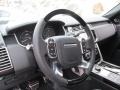 Ebony/Ebony 2015 Land Rover Range Rover Supercharged Steering Wheel