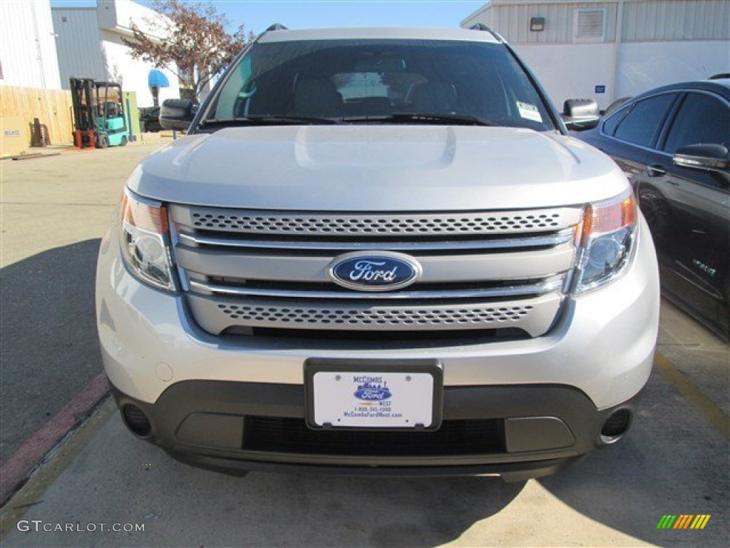 2015 Explorer FWD - Ingot Silver / Medium Light Stone photo #4