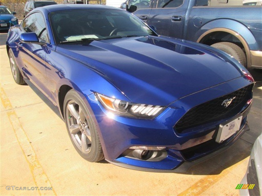 2015 Deep Impact Blue Metallic Ford Mustang V6 Coupe 100922137
