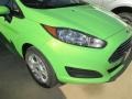 2015 Green Envy Ford Fiesta SE Sedan  photo #2