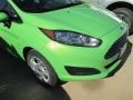 2015 Green Envy Ford Fiesta SE Sedan  photo #3