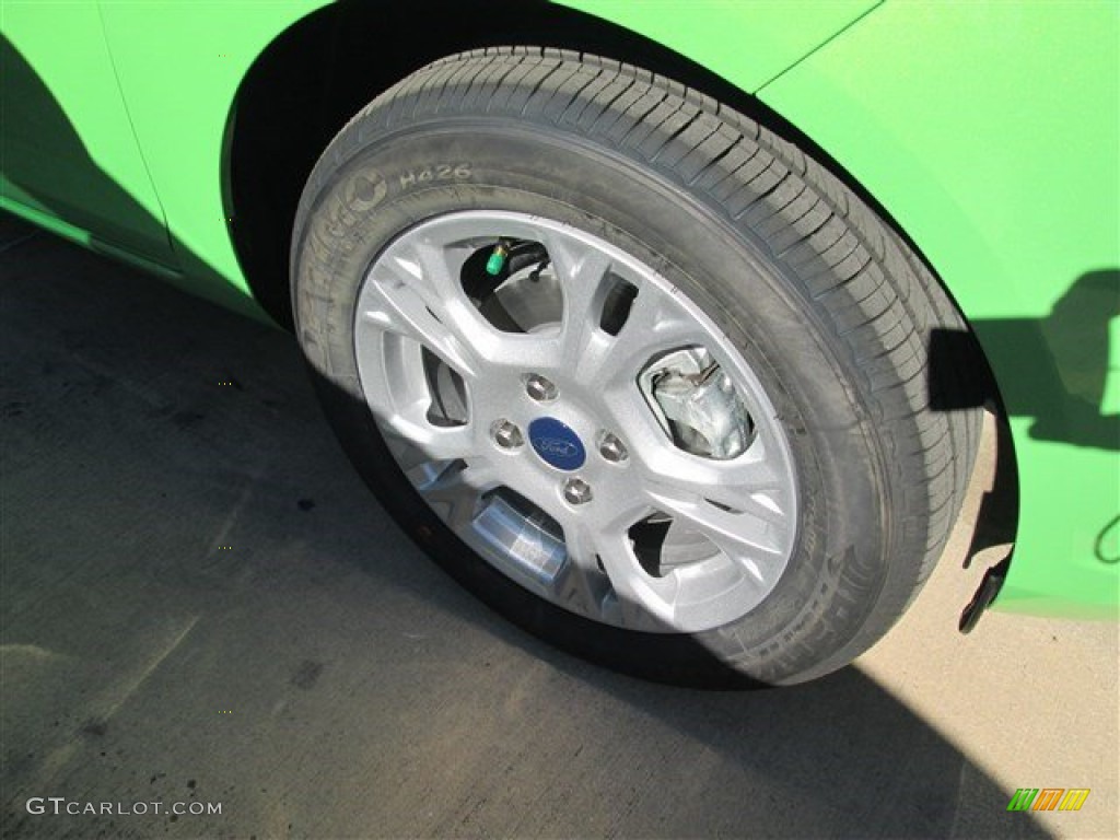 2015 Fiesta SE Sedan - Green Envy / Charcoal Black photo #4