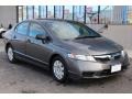 Polished Metal Metallic - Civic DX-VP Sedan Photo No. 3