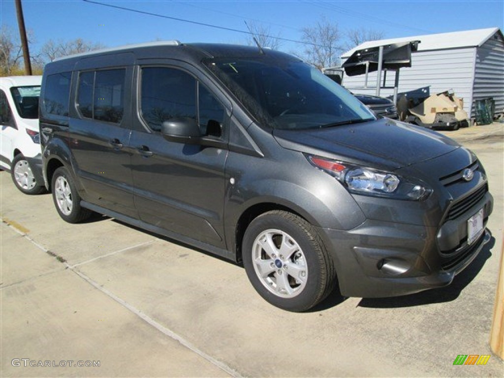 2015 Transit Connect XLT Wagon - Magnetic / Charcoal Black Cloth photo #1