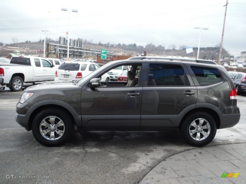2009 Borrego EX V6 4x4 - Metal Bronze / Beige photo #6
