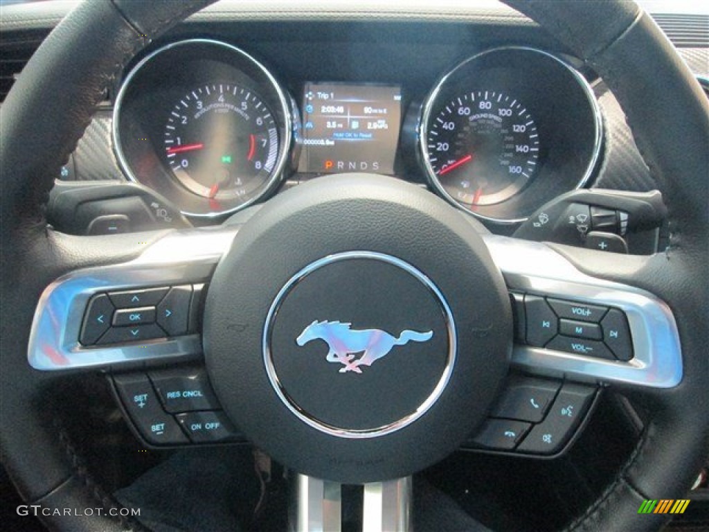 2015 Mustang V6 Coupe - Ingot Silver Metallic / Ebony photo #18
