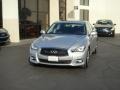 2014 Liquid Platinum Infiniti Q 50 3.7 Premium  photo #2