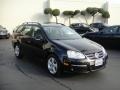 2009 Black Uni Volkswagen Jetta S SportWagen  photo #3