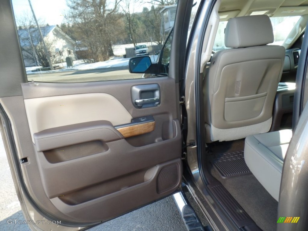 2015 Silverado 2500HD LTZ Crew Cab 4x4 - Brownstone Metallic / Cocoa/Dune photo #50