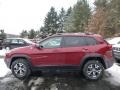  2015 Cherokee Trailhawk 4x4 Deep Cherry Red Crystal Pearl