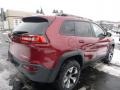 Deep Cherry Red Crystal Pearl - Cherokee Trailhawk 4x4 Photo No. 5