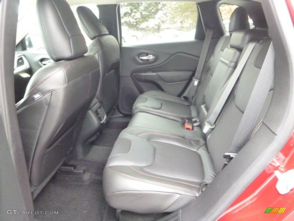Trailhawk Black Interior 2015 Jeep Cherokee Trailhawk 4x4 Photo #100942935