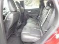 2015 Jeep Cherokee Trailhawk Black Interior Rear Seat Photo