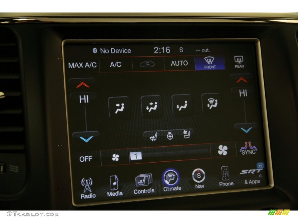 2015 Jeep Grand Cherokee SRT 4x4 Controls Photo #100943558